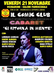 Volantino Cabaret novembre 2014