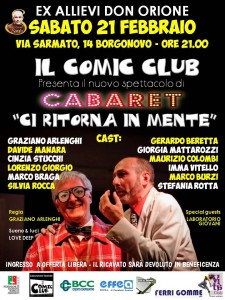 Volantino Cabaret febbraio 2015