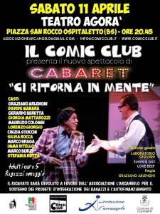 Volantino Cabaret aprile 2015
