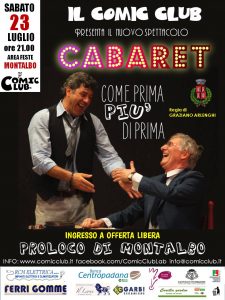 Comic Volantino COME PRIMA montalbo 2016